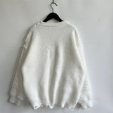 Autumn/Winter Christmas Sweater For Women Bow Nail Bead Red Knitted Pullover Tops American Fashion Jacquard New Year's Jumpers
