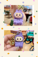 Cross-Border Hot Sale Cartoon Keychain Plush Key Holder Cute Doll Bag Pendant Toy Machine Hanging Decoration Flocking Sheep