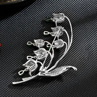 Autumn New Korean Elegant and Fashionable Clock Orchid brooch Creative Personalized Flower Clothing Pin Accessories for Women
