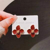Beer Festival Wine Glass Orange Juice Earrings Fashion 2D Flat Design Earrings Women Girls Party Jewelry Gift Give To Friends