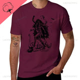 Goddess Kali Standing Over Shiva Printed Man T-Shirt Korean Fashion Quick-drying Animal Prinfor Boys Mens Cotton T-shirts woman