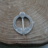 Medieval Clasp Pin Brooch Vintage Viking Celtic Scarf Shawl Penannular Brooch Cloak Pins Jewelry