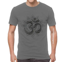Om Aum Symbol Goa T Shirts Men Fashion T Shirts Namaste Buddhism Hinduism Tshirts Cotton Oversized Tee Tops Clothes