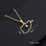 Stainless Steel Afghanistan Map Flag Pendant Necklaces for Afghan Men Women Gold/Steel Color Ethnic Maps Jewelry Gifts