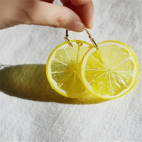 Beer Festival Wine Glass Orange Juice Earrings Fashion 2D Flat Design Earrings Women Girls Party Jewelry Gift Give To Friends