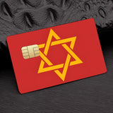 Morocco Map Flag  Card Stickers  Holographic Sticker Film Skin Cover for Credit Debit Card