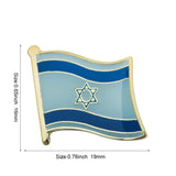 National Flag Metal Pin Badge Decorative Brooch Pins for Clothes Brooch Jewelry Rozetten Papier