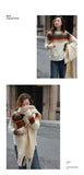 Christmas Red Sweater 2025 Autumn and Winter New Lazy Wind Thick Retro Design Knitted Pullover Winter Clothes Women