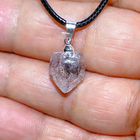 Natural Crystal Herkimer Diamond Pendant Hang Stone Gemstones Mineral Energy Reiki Home Decorations Gift Ore Crystals
