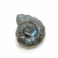Crystal Stone Carved Spiral Pendants For Women Necklace DIY Amethyst Rose Quartz Labradorite Fluorite Agate Pendant Man Jewelry
