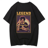 Legend Sidhu Moosewala T-Shirt RIP Moose Wala Fans Short Sleeve Tshirt Cotton Summer Casual Soft  Men/Women T Shirts Casual