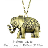 Birthday Gifts Necklace 45Cm Or 70Cm Long Chain Elephant Neck Decoration Choker Neck