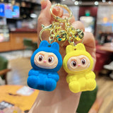 Cross-Border Hot Sale Cartoon Keychain Plush Key Holder Cute Doll Bag Pendant Toy Machine Hanging Decoration Flocking Sheep