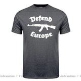 Defend Europe T Shirt Immigrant Islam Custom Design Print Tee Shirt for Men Women Cotton New Cool Tee
