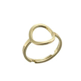 fashion Stainless Steel U Shape Geometric rings for women Simple Horse Shoe adjustable open rings Jewelry gifts 2024	Fashion Sta