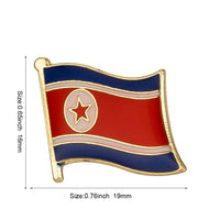 National Flag Metal Pin Badge Decorative Brooch Pins for Clothes Brooch Jewelry Rozetten Papier