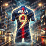 Hot Selling Mbappe Fashion Printed Men's Collection Commemorative Jersey T-shirt Daily Outdoor Breathable Quick Drying Top