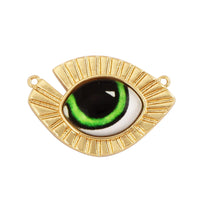 Newest Classic Amulet Turkish Blue Evil Eye Charm Pendant,18K Gold Cubic Zirconia CZ Paved,Jewelry Necklace Bracelet Supply L30