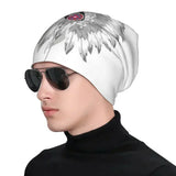 Indians Motorcycle Warm Knitted Cap Fashion Bonnet Hat Autumn Winter Outdoor Beanies Hats for Unisex Adult