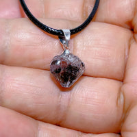 Natural Crystal Herkimer Diamond Pendant Hang Stone Gemstones Mineral Energy Reiki Home Decorations Gift Ore Crystals
