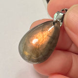Pendant Natural Stone Irregular Shape Blue Purple Labradorite Pendant for Women Men Jewelry 1Pcs