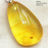 Natural Insect Amber Water Drop Pendant Flower Yellow Amber Insect Necklace Baltic Women Men Jewelry Stone AAAAAAA