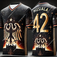 Chat GPT AI Design Men Soccer Jersey German Football Musiala Boys Soccer Training Suit For Outdoor Sports Special Jersey Kit