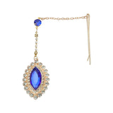 Boho Ethnic Indian Women Hair Jewelry Rhinestone Forehead Hair Pins Pendant with Hairpin Decorations Headpiece Hair Accessories