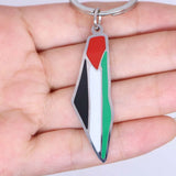 New fashion stainless steel mirror Israel dripping oil pendant Keychain men's and women's bags Car Israel pendant accessories sm