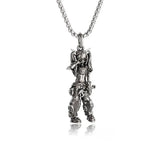 Retro Gothic Mysterious Demon Angel Wings Pendant Necklace Men's Punk Hip Hop Trendy Cool Jewelry Boy Gift