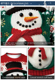 Clothing Wholesale Unisex Men Women 2026 Ugly Christmas Sweater Santa Elf Christmas Funny Fake Hair Sweater Autumn Winter Tops