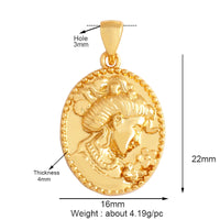 Peace Sign Feather Talisman Amulet Witch Religious Charm Pendant,MAMA Love Heart Wiccan Zircon Necklace Jewelry Findings L61