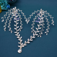 A265 Zircon Wedding Headband Luxury Crystal Women Tiaras Bridal Headpiece Forehead Chain Hair Accessories Rhinestone Headwear