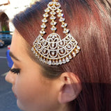 New Style Fashion Bohemian Zircon Cubic Fan Shape Hairpon Jewelry for Women Wedding Bridal Tassel Hair Accessories Wholesale