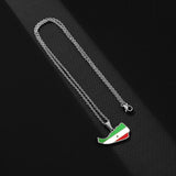 2024 new fashion stainless steel retro dripping oil national style Somaliland pendant necklace temperament everything collarbone