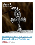BEIER Stainless Steel Punk Style Simple Octopus Pendant Pendant fashion Chain Necklace men/women Jewelry BP8-1004