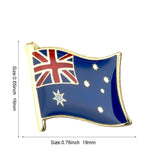 National Flag Metal Pin Badge Decorative Brooch Pins for Clothes Brooch Jewelry Rozetten Papier
