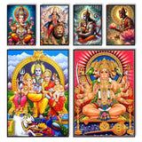 Indian Hindu Goddess Lord Hanuman Poster HD posters Self adhesive waterproof ideal for living room bedroom bar decoration