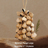 Natural Hand Bell Nut Shell Meditation Outdoor Wind Chimes Sound Healing Bells Diapason Ethnic Musical Instruments Percussion