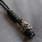 Vintage Hand-knitted Lanyard Keychain Biker helmet Pendant Paracord Rope weave Accessories Bag Hanging Handmade Car Keyring