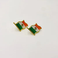 100 Pack Metal Mexico Flag Lapel Pin Waving Mexican Pins Souvenir Friendship Patriotic Brooches Bulk souvenir Series
