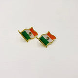 100 Pack Metal Mexico Flag Lapel Pin Waving Mexican Pins Souvenir Friendship Patriotic Brooches Bulk souvenir Series