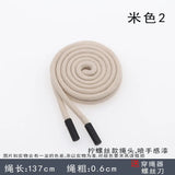 6mm Round Sweater Hat Rope Polyester Cotton Drawstring Men Women Sports Pants Waist Rope Decorative Casual Pants Belt Rope