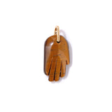 Fatima Hamsa Hand Evil Eye Pendant Lapis Lazuli Amethysts Rose Quart Natural Stone Charm For Making Necklace Bracelet Accessorie
