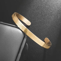 Exquisite Quran Verses Ayatul Kursi Bracelet Islamic Muslim Stainless Steel Jewelry Men\\\\'s Arabic Calligraphy Bangles Ramadan