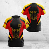 Fashionable and Lnteresting Germany Pictures For Men's T-Shirts Trend Digital Printing Casual Round Neck Short Sleeved