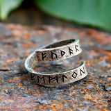2024 New 316L Stainless Steel Viking Rotating chain rune Ring For Men Fashion retro Amulet fashion Jewelry Gift free shipping