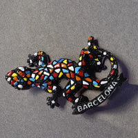Europe Spain fridge magnets Portugal Resin Refrigerator Sticks Tourism Commemorative Handmade Creative Gifts Barcelona Lisbon