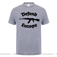 Defend Europe T Shirt Immigrant Islam Custom Design Print Tee Shirt for Men Women Cotton New Cool Tee