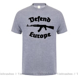 Defend Europe T Shirt Immigrant Islam Custom Design Print Tee Shirt for Men Women Cotton New Cool Tee